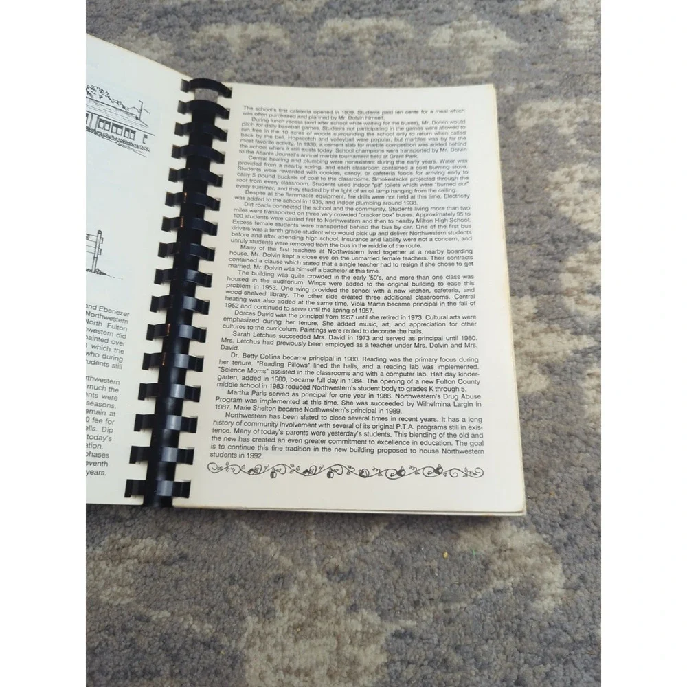 Northwestern Elementary Alpharetta, GA Cookbook Vtg‎ 1991 Crabapple Community